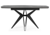 Керамический стол Риполь 140(180)х80 larka grey, черный