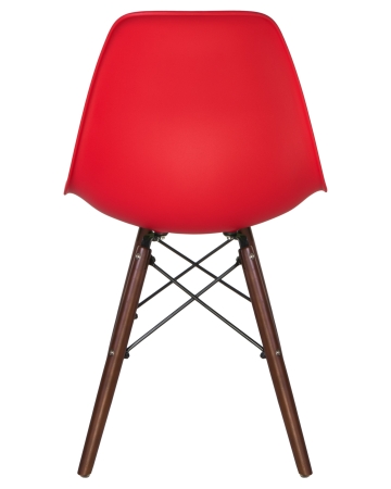 Стул обеденный LMZL-PP623 ножки темный бук сиденья красный