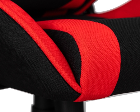 Кресло игровое DALLAS черно-красная ткань