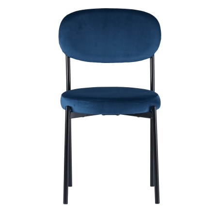 Стул Maso велюр синий