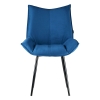 Стул для кухни Осло велюр синий velutto 54