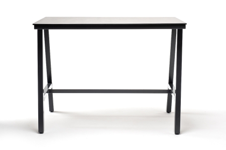 "Рио" стол барный из HPL 140х70 см, H110, столешницы серый гранит