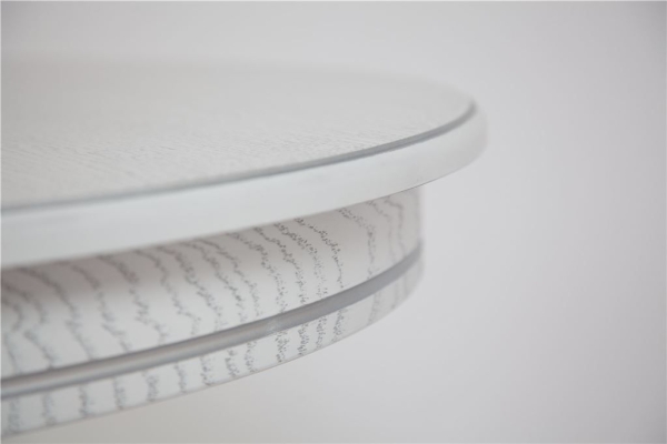 Стол "Капелла-2" белый, патина серебро, шпон дуб тип 2