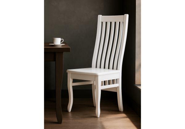 Стул деревянный Арлет белый, жесткий Стул деревянный Арлет белый, жесткий