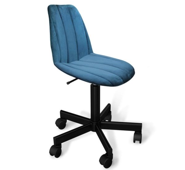 Стул подъемно-поворотный SHT-ST29-С1/S120M морская глубина, черный муар