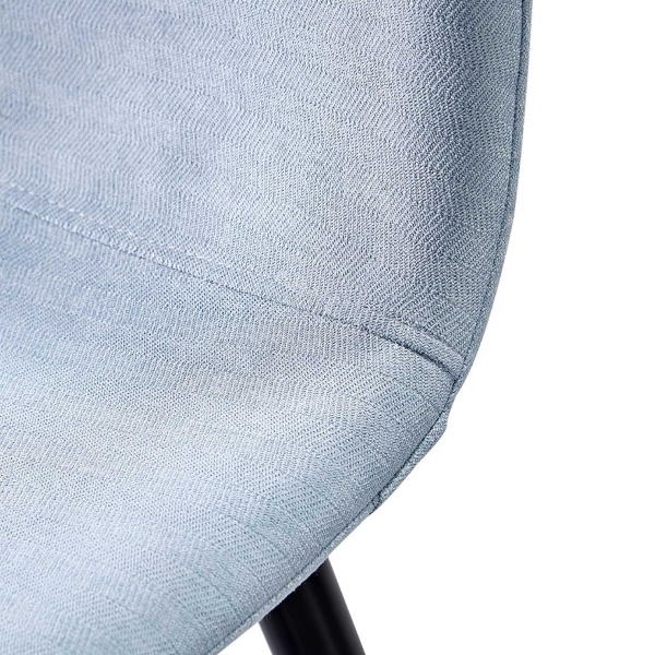 Стул барный 350B голубой TD3052-4, черный Стул барный 350B голубой TD3052-4, черный