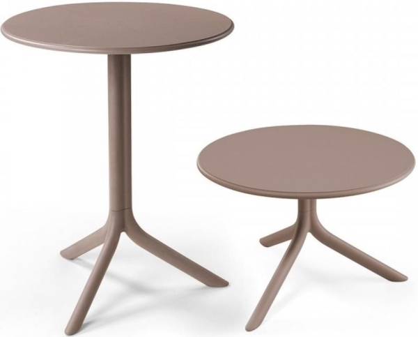 Стол пластиковый обеденный Spritz + Spritz Mini бежевый