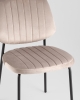 Стул обеденный Patrys капучино велюр