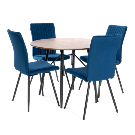 Стул обеденный Monte Carlo синий