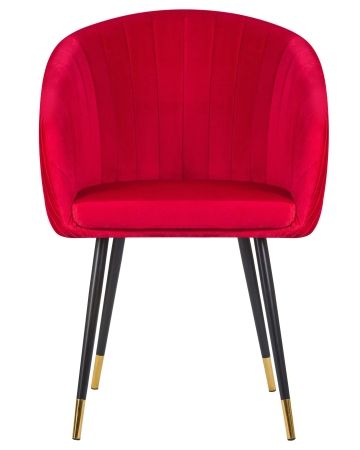 Стул обеденный MARY малиновый велюр 1922-14