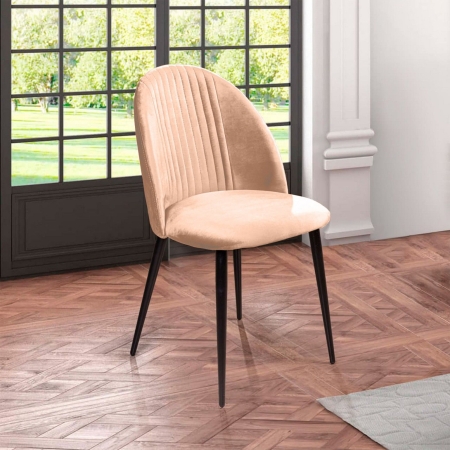 Стул Franco бархат бежевый