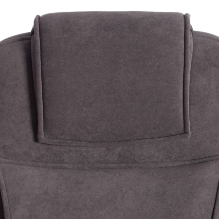 Кресло BERGAMO хром флок, серый