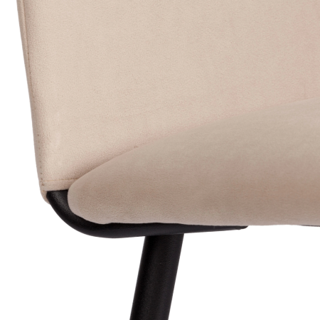 Стул обеденный La Rousse бежевый велюр Стул обеденный La Rousse бежевый велюр