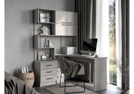 Компьютерный стол Эльброни правый кашемир
