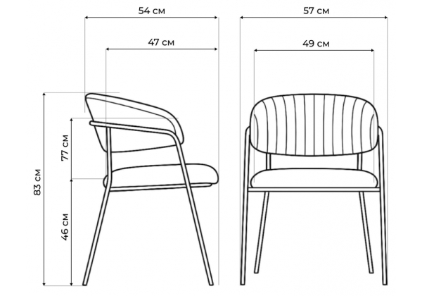 Стул на металлокаркасе Kamelia светло-фиолетовый, золотой Стул на металлокаркасе Kamelia светло-фиолетовый, золотой
