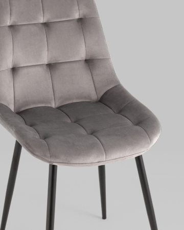 Стул Флекс New велюр светло-серый