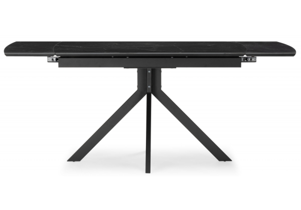 Керамический стол Комильфо 120x80 черный мрамор, черный