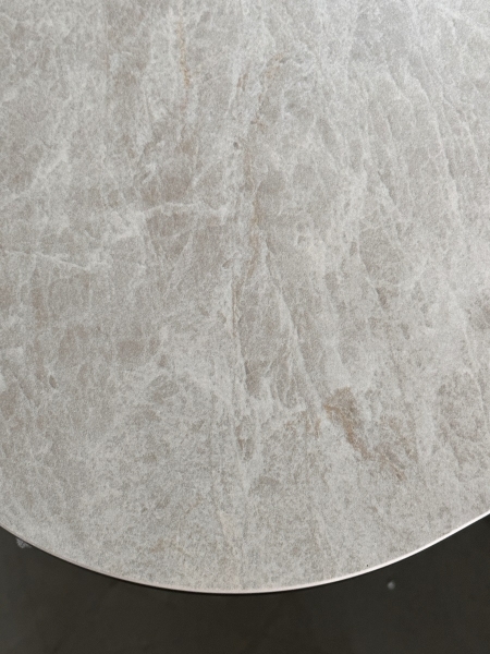 Стол ASTRID 200 TL-102 бежевый мрамор, испанская керамика, Шоколадное золото каркас