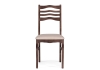 Стул деревянный Амадиу бежевый, орех