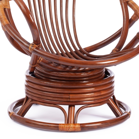 Кресло вращающееся "FLORES" 5005 без подушки, орех