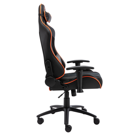 Кресло компьютерное игровое ZONE 51 GRAVITY черный-оранжевый