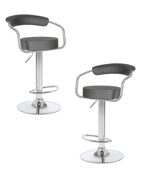 Набор 2 шт Стул барный MARTA, серый