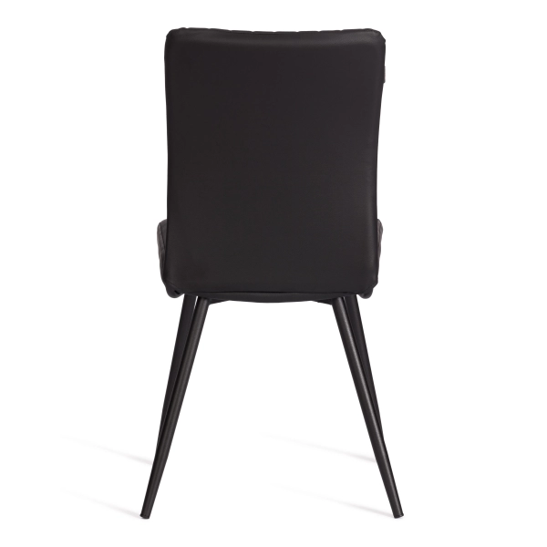 Стул обеденный Monte Carlo черный, экокожа и металл, мягкое сиденье, без подлокотников Стул обеденный Monte Carlo черный, экокожа и металл, мягкое сиденье, без подлокотников