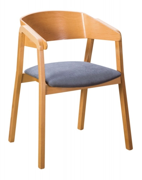 Стул Dalia bianco серый