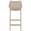 Стул пластиковый полубарный Siesta Contract Air Bar 65 бежевый
