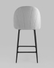 Стул полубарный Логан SN велюр светло-серый