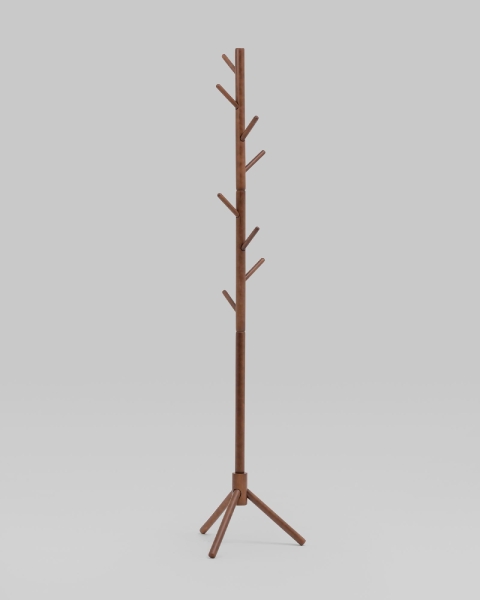 Вешалка напольная Hook Темное дерево