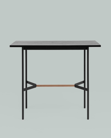Стол барный Knobb 120*60 черный