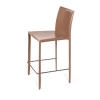 Стул полубарный Rolf кожа капучино