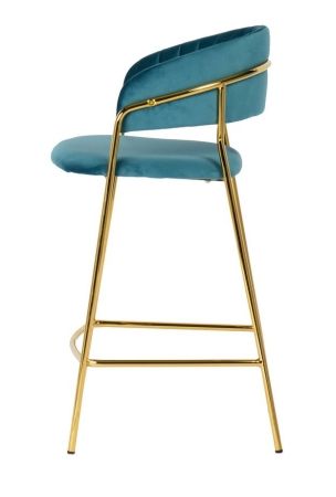 Полубарный стул Turin бирюзовый