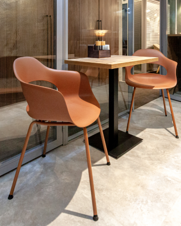 Стул Lady пластик коричневый