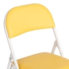 Стул складной FOLDER (mod. 3022G) желтый, белый