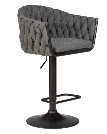 Набор 2 шт Стул барный LEON, графитовая ткань (LAR-275-21)