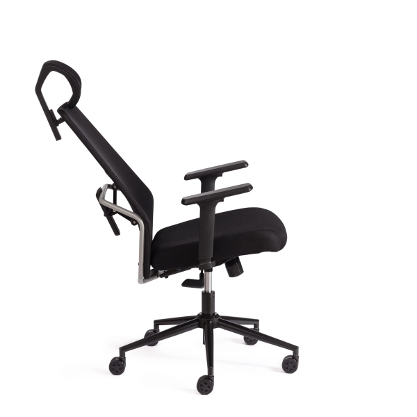 Кресло Matrix черный, ткань, металл, пластик, мягкое сиденье, с подлокотниками