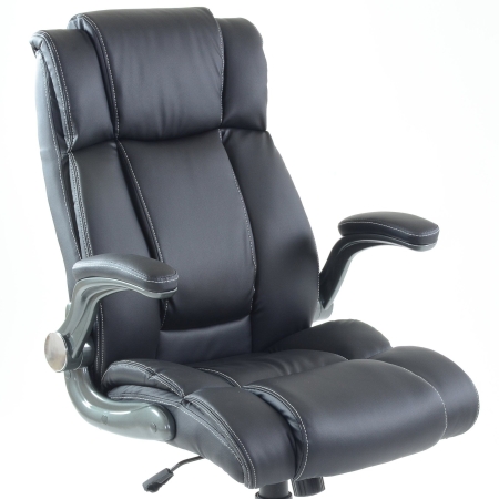 Кресло для руководителя K-44 черная экокожа
