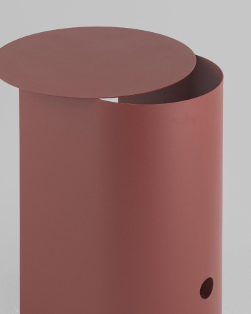 Журнальный столик Floire металл бордовый