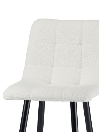 Стул полубарный Base экомех белый HUSH 000 60см