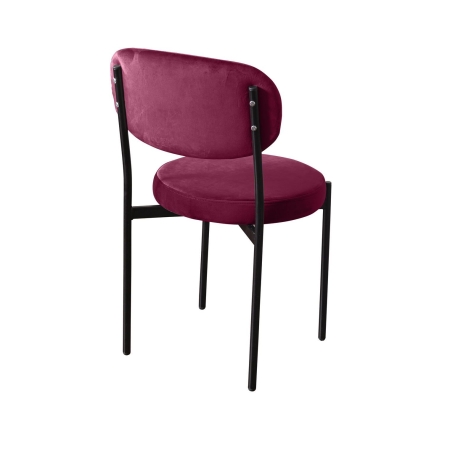 Стул Mason бархат винно-красный
