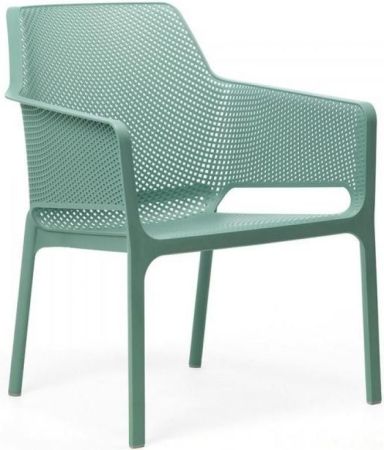 Кресло пластиковое Net Relax бирюзовое