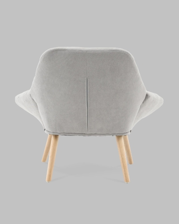 Кресло Олби Страйпс светло-серый