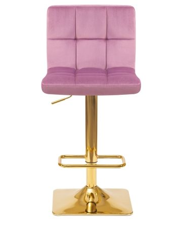Стул барный GOLDIE пудрово-сиреневый велюр MJ9-52