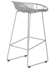 Стул барный FRANK светло-серый