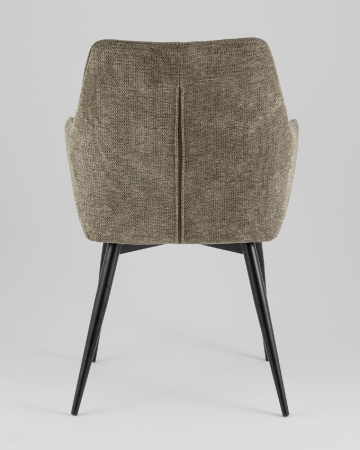 Стул обеденный Lynet рогожка серо-зеленый