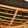 Кресло "PAPASAN" 23/01 W с подушкой мед, ткань коричневый, 3М7-147 фото в интернет-магазине Stoolmarket