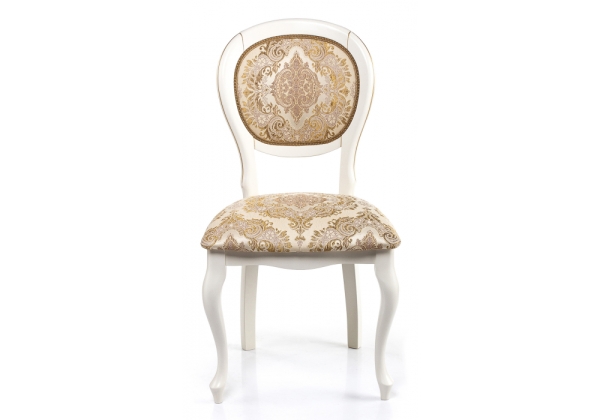 Стул деревянный Adriano молочный с патиной Стул деревянный Adriano молочный с патиной