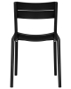 Стул TIM черный, пластик, твердое сиденье, без подлокотников
